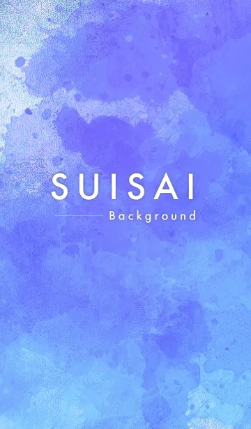 [LINE着せ替え] SUISAI[02] : Blueの画像1