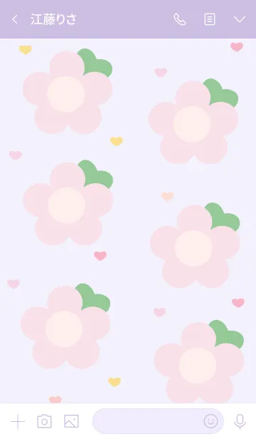 [LINE着せ替え] Lovely mini flower 29 :)の画像3