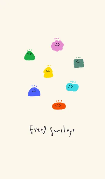 [LINE着せ替え] Every Smileys.の画像1