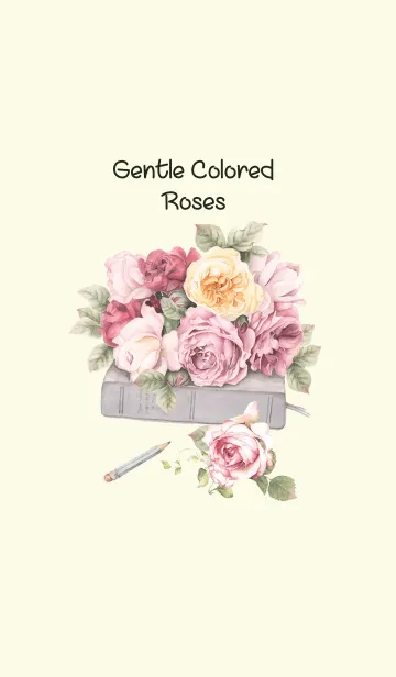 [LINE着せ替え] gentle colored rosesの画像1