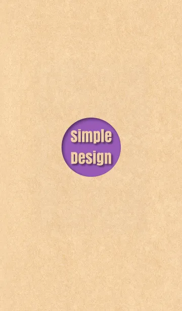 [LINE着せ替え] Craft Simple Design Purple ver.の画像1