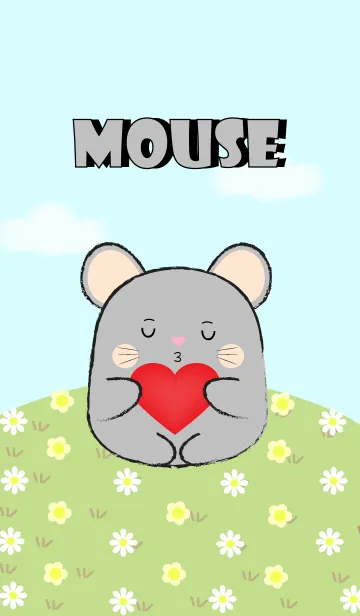 I Love Cute Fat Gray Mouse (jp)の着せ替えメイン画像