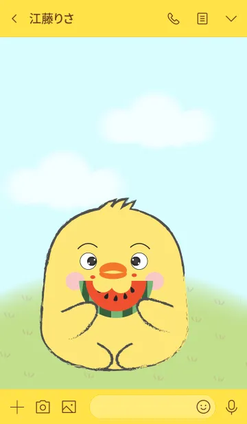 [LINE着せ替え] Pretty Fat Chick Theme 2 (jp)の画像3