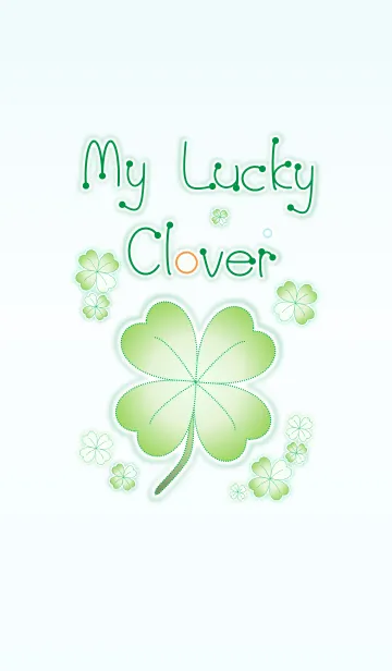 [LINE着せ替え] My Lucky Clover 2！ (Blue V.3)の画像1