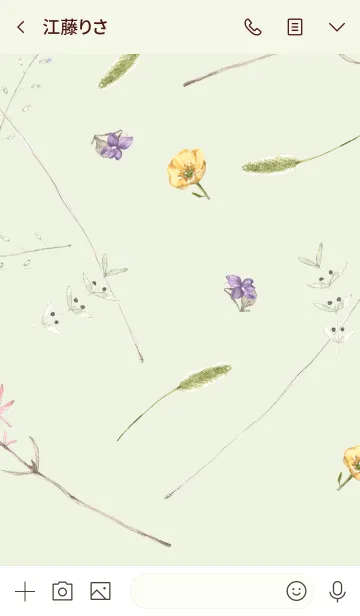 [LINE着せ替え] gentle colored fieldの画像3