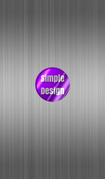 [LINE着せ替え] Steel Simple Design Purple ver.の画像1