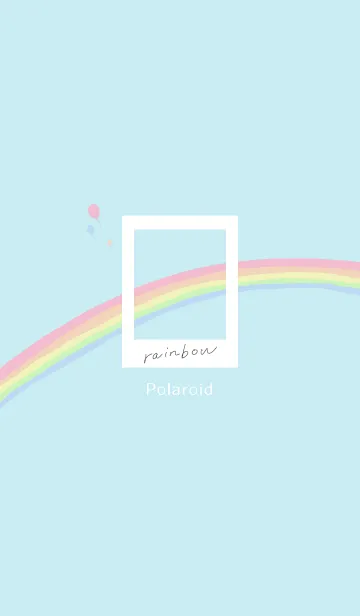 [LINE着せ替え] Polaroid/rainbowの画像1