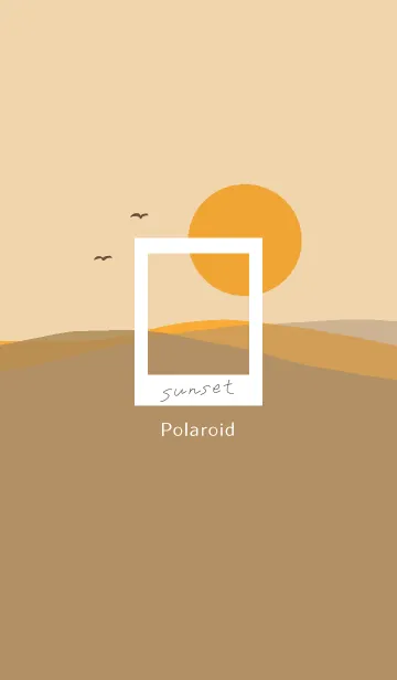 [LINE着せ替え] Polaroid/sunsetの画像1