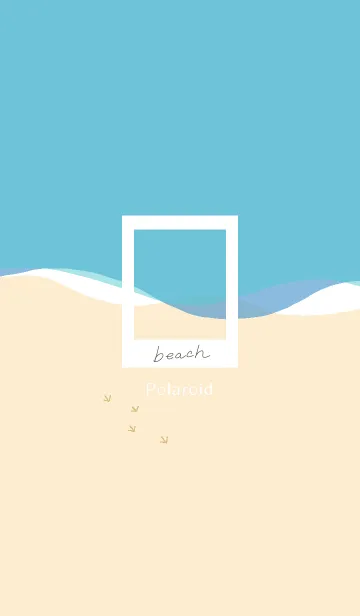 [LINE着せ替え] Polaroid/beachの画像1