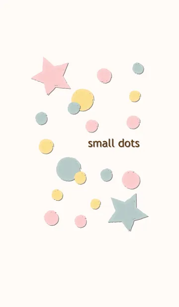 [LINE着せ替え] Small colorful dots 16の画像1