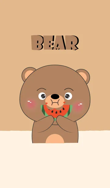 [LINE着せ替え] I'm Cute Cute Bear Theme (jp)の画像1