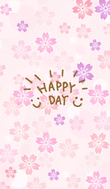 [LINE着せ替え] 和桜-スマイル5-の画像1