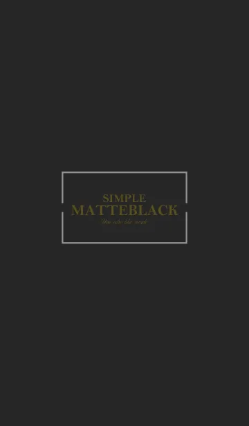 [LINE着せ替え] MATTE BLACK 30 -SIMPLE-の画像1