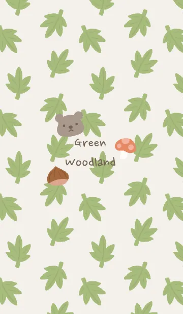 [LINE着せ替え] Green Woodlandの画像1