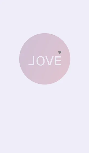 [LINE着せ替え] LOVE =purple gradation=の画像1