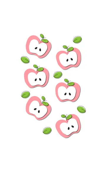 [LINE着せ替え] Apples theme 37 :)の画像1