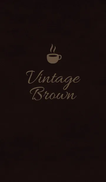 [LINE着せ替え] Vintage -Brown-の画像1