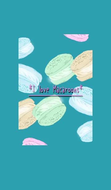 [LINE着せ替え] Macaroons Partyの画像1