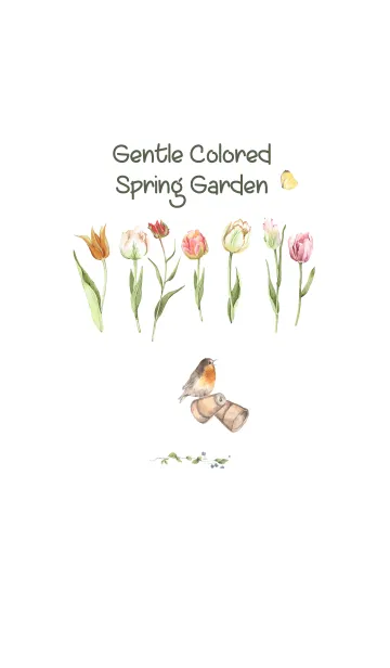 [LINE着せ替え] gentle colored spring gardenの画像1