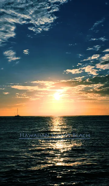 [LINE着せ替え] Hawaiian Sunset Beach -MEKYM- 24の画像1