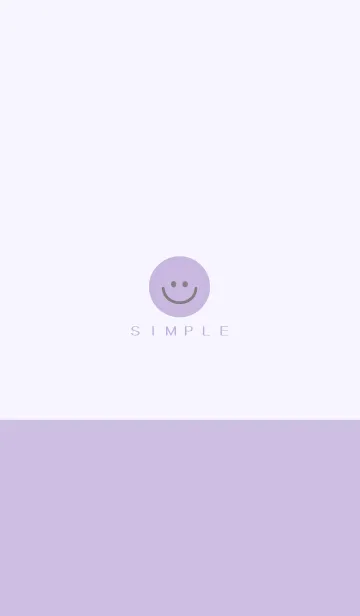 [LINE着せ替え] シンプル（purple)V.470の画像1