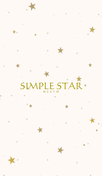 [LINE着せ替え] SIMPLE STAR 10 -NATURAL YELLOW-の画像1