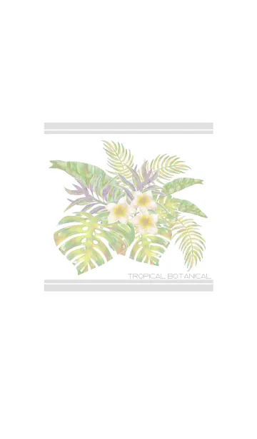 [LINE着せ替え] Tropical botanical 1の画像1