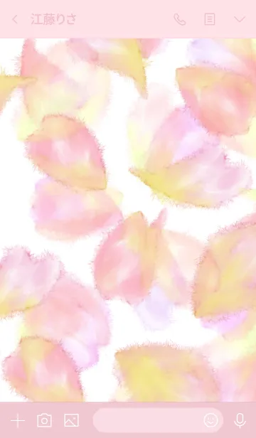 [LINE着せ替え] Petal Shower SAKURAの画像3