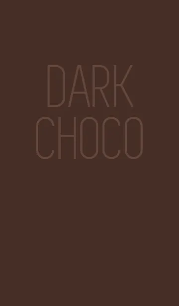 ダークチョコ - DARK CHOCOの着せ替えメイン画像
