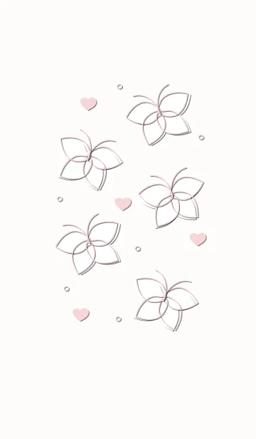 [LINE着せ替え] Cute butterflies 27 :)の画像1