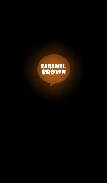 [LINE着せ替え] Caramel Brown in black v.4 (jp)の画像1
