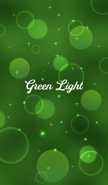 [LINE着せ替え] Green Light Background 2の画像1