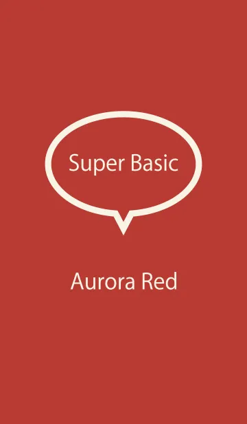 [LINE着せ替え] Super Basic Aurora Redの画像1