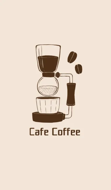 [LINE着せ替え] シンプル ＜Cafe and Coffee＞の画像1