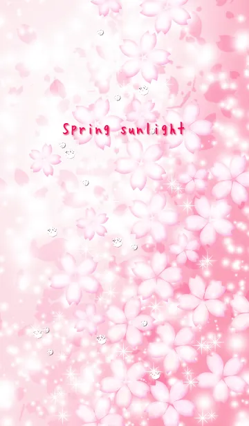 [LINE着せ替え] Spring sunlight -SAKURA 01-の画像1
