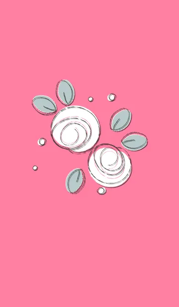 [LINE着せ替え] Cute rose theme 38の画像1