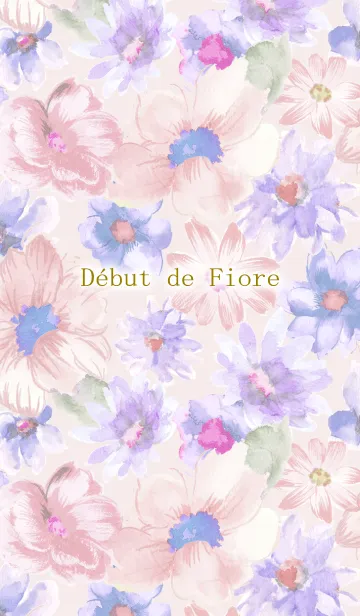 [LINE着せ替え] Debut de Fiore-Sheer Flower-の画像1