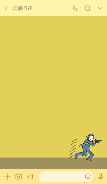 [LINE着せ替え] ゴールド : NINJA BALLOON 04の画像3