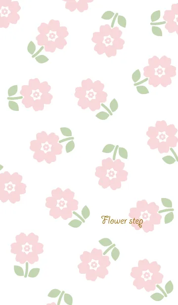 [LINE着せ替え] Flower stepの画像1
