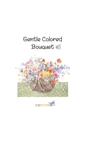 [LINE着せ替え] gentle colored bouquet 6の画像1