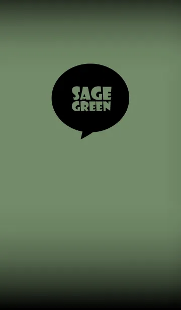 [LINE着せ替え] Sage Green and Black Ver.4 (jp)の画像1