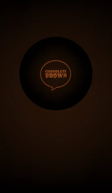 [LINE着せ替え] Chocolate Brown Neon Theme v.4 (jp)の画像1