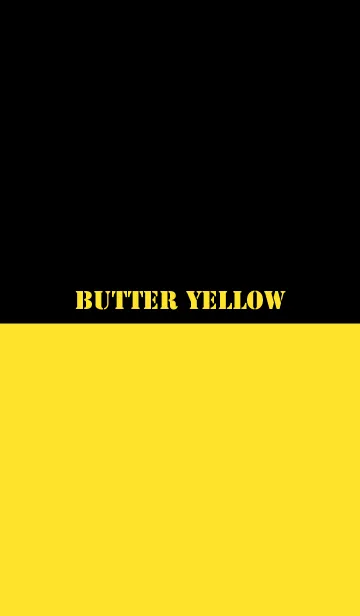 [LINE着せ替え] Butter Yellow ＆ Black Theme V.2 (jp)の画像1