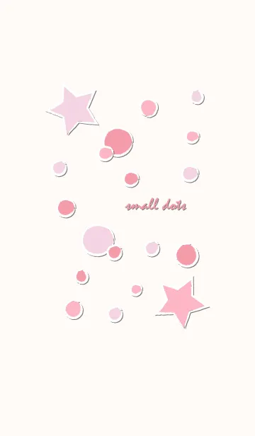 [LINE着せ替え] Small colorful dots 17の画像1