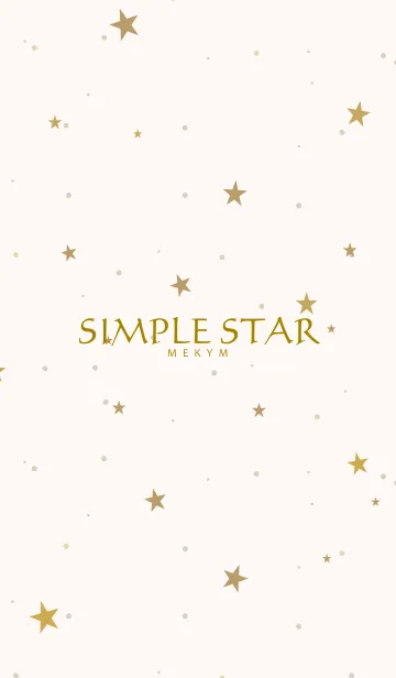 [LINE着せ替え] SIMPLE STAR 12 -NATURAL YELLOW-の画像1