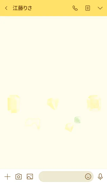 [LINE着せ替え] 推し色みつけた！黄の26の画像3