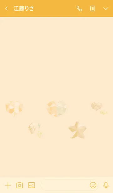 [LINE着せ替え] 推し色みつけた！橙の27の画像3