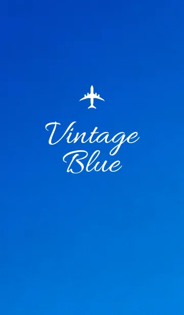 [LINE着せ替え] Vintage -Blue-の画像1