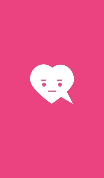 [LINE着せ替え] Expressionless simple(pink3)の画像1