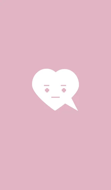 [LINE着せ替え] Expressionless simple(pink2)の画像1